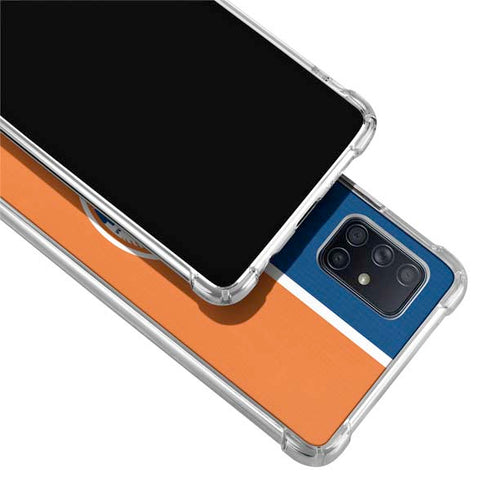 MLB New York Mets Split Galaxy A71 5G Clear Case