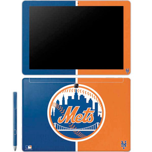 MLB New York Mets Split Galaxy Book 12in Skin