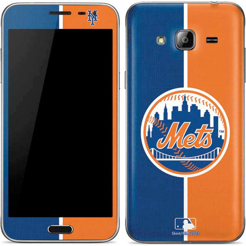 MLB New York Mets Split Galaxy J3 Skin