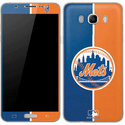 MLB New York Mets Split Galaxy J7 Skin