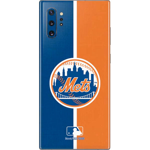 MLB New York Mets Split Galaxy Note 10 Plus Skin
