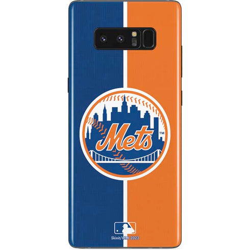 MLB New York Mets Split Galaxy Note 8 Skin