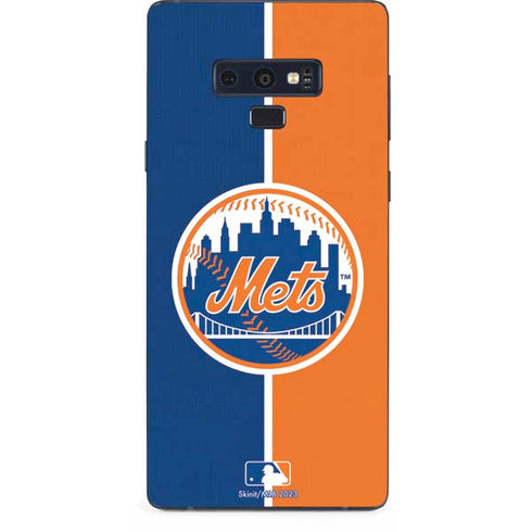 MLB New York Mets Split Galaxy Note 9 Skin
