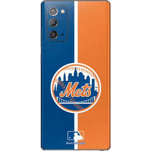 MLB New York Mets Split Galaxy Note20 5G Skin