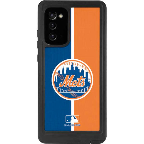 MLB New York Mets Split Galaxy Note20 5G Waterproof Case