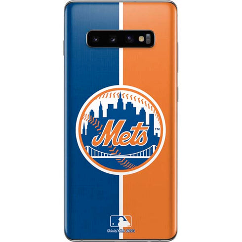 MLB New York Mets Split Galaxy S10 Plus Skin