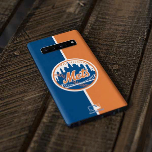 MLB New York Mets Split Galaxy S10 Plus Skin