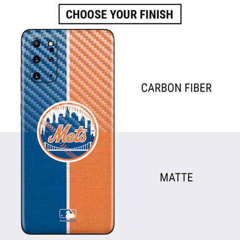 MLB New York Mets Split Galaxy S20 Plus Skin