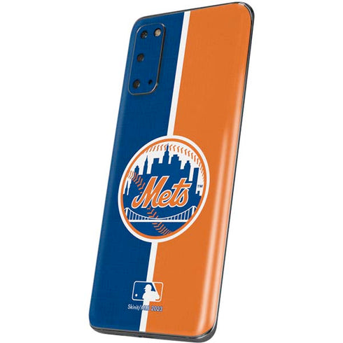 MLB New York Mets Split Galaxy S20 Skin