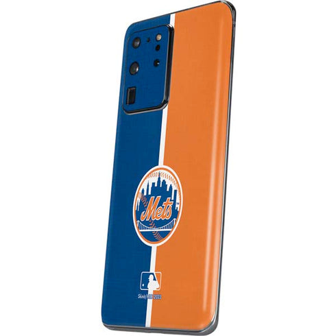 MLB New York Mets Split Galaxy S20 Ultra 5G Skin