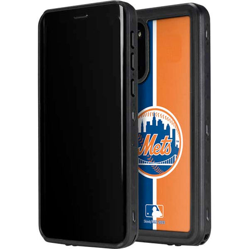 MLB New York Mets Split Galaxy S20 Waterproof Case