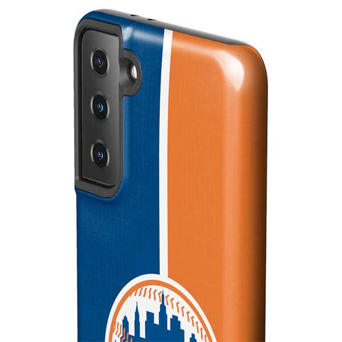 MLB New York Mets Split Galaxy S21 Plus 5G Pro Case