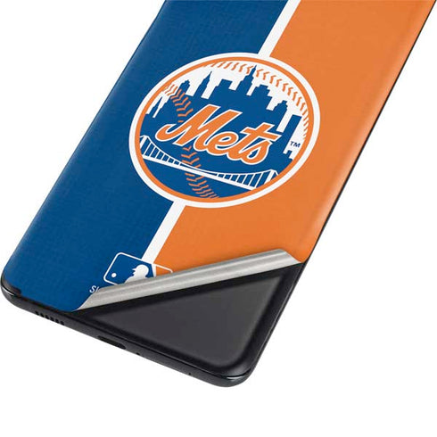 MLB New York Mets Split Galaxy S21 Plus 5G Skin