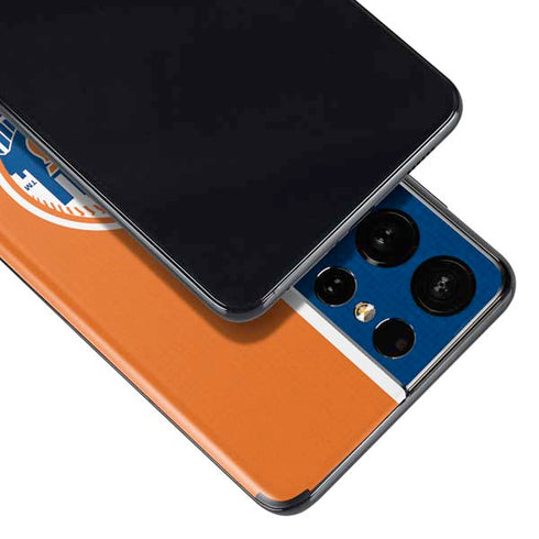 MLB New York Mets Split Galaxy S21 Ultra 5G Skin
