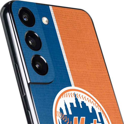 MLB New York Mets Split Galaxy S22 Plus Skin