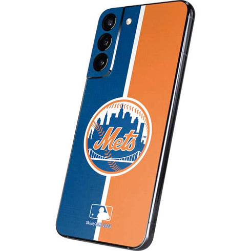 MLB New York Mets Split Galaxy S22 Plus Skin