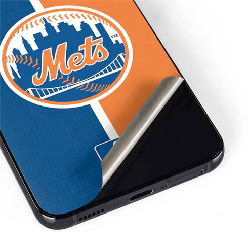 MLB New York Mets Split Galaxy S22 Plus Skin