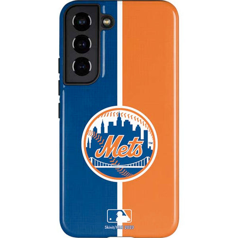 MLB New York Mets Split Galaxy S22 Pro Case