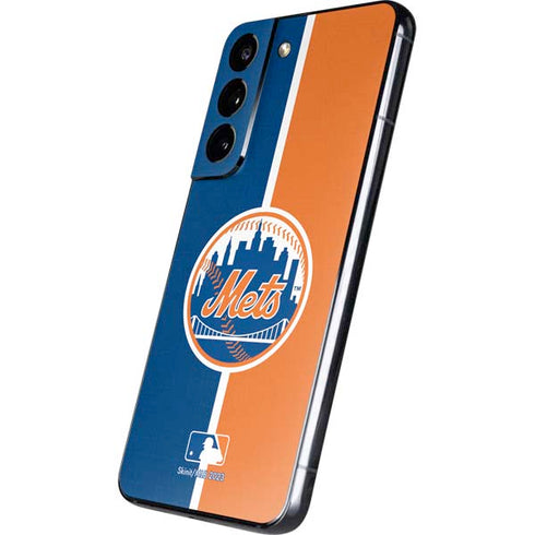 MLB New York Mets Split Galaxy S22 Skin