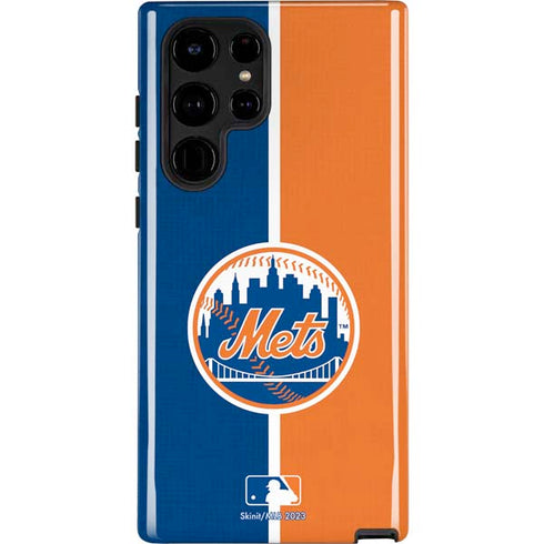MLB New York Mets Split Galaxy S22 Ultra Pro Case