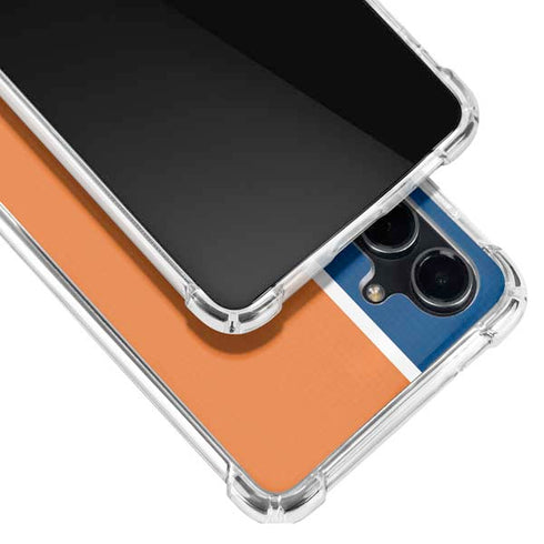 MLB New York Mets Split Galaxy S23 FE Clear Case