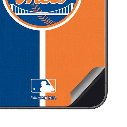 MLB New York Mets Split Galaxy S23 FE Skin