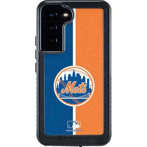 MLB New York Mets Split Galaxy S23 Plus Waterproof Case