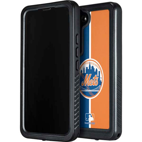 MLB New York Mets Split Galaxy S23 Plus Waterproof Case