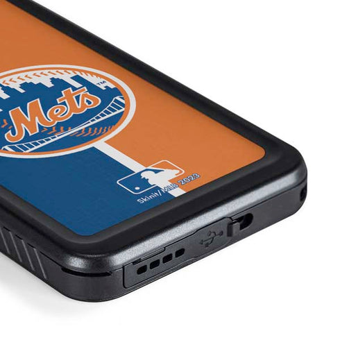 MLB New York Mets Split Galaxy S23 Plus Waterproof Case