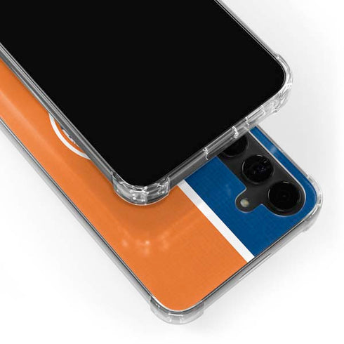 MLB New York Mets Split Galaxy S24 Plus Clear Case