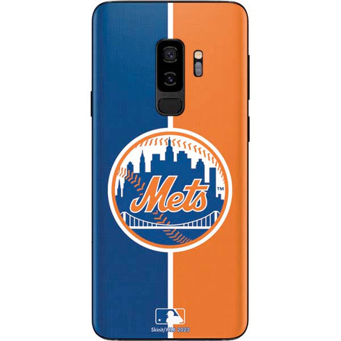 MLB New York Mets Split Galaxy S9 Plus Skin