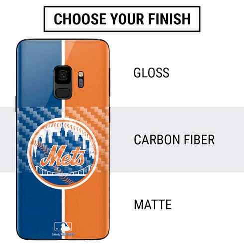 MLB New York Mets Split Galaxy S9 Skin