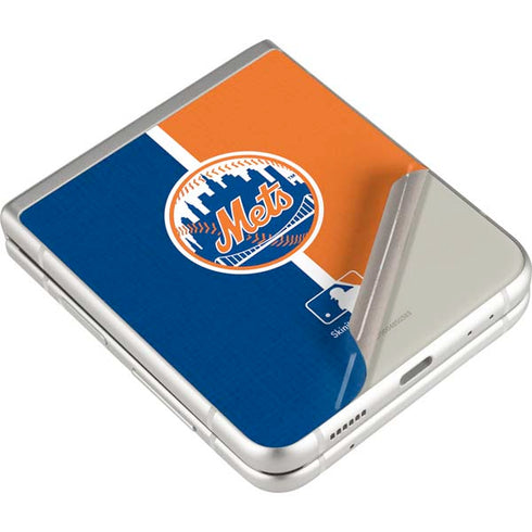 MLB New York Mets Split Galaxy Z Flip3 5G Skin