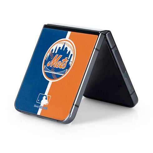MLB New York Mets Split Galaxy Z Flip5 5G Skin