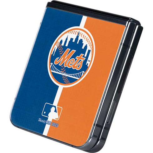 MLB New York Mets Split Galaxy Z Flip5 5G Skin