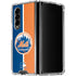 MLB New York Mets Split Galaxy Z Fold4 5G Clear Case