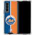 MLB New York Mets Split Galaxy Z Fold4 5G Clear Case