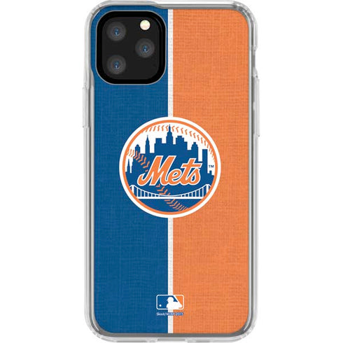 MLB New York Mets Split iPhone 11 Pro Clear Case