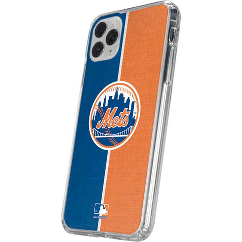 MLB New York Mets Split iPhone 11 Pro Clear Case