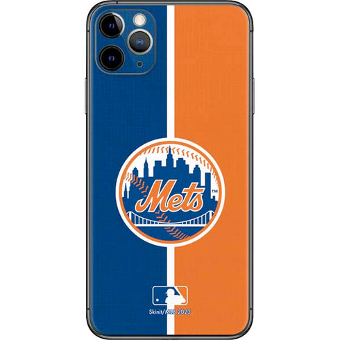 MLB New York Mets Split iPhone 11 Pro Max Skin