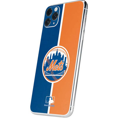 MLB New York Mets Split iPhone 11 Pro Max Skin