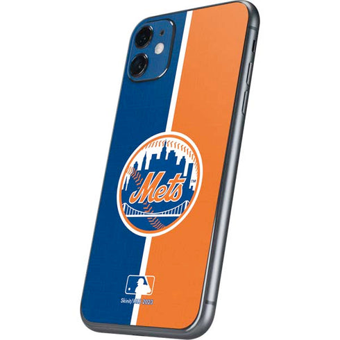 MLB New York Mets Split iPhone 11 Skin