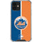 MLB New York Mets Split iPhone 12 Mini Clear Case