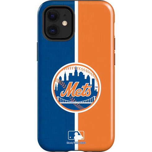 MLB New York Mets Split iPhone 12 Mini Impact Case