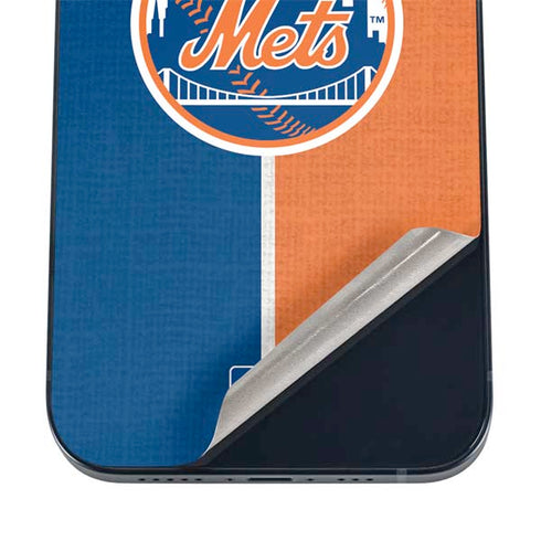 MLB New York Mets Split iPhone 12 Mini Skin