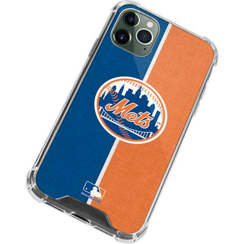 MLB New York Mets Split iPhone 12 Pro Clear Case