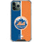 MLB New York Mets Split iPhone 12 Pro Clear Case