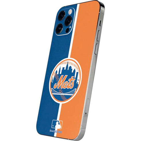 MLB New York Mets Split iPhone 12 Pro Max Skin