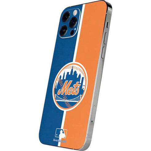 MLB New York Mets Split iPhone 12 Pro Skin