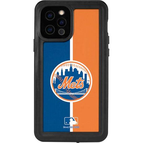 MLB New York Mets Split iPhone 12 Pro Waterproof Case